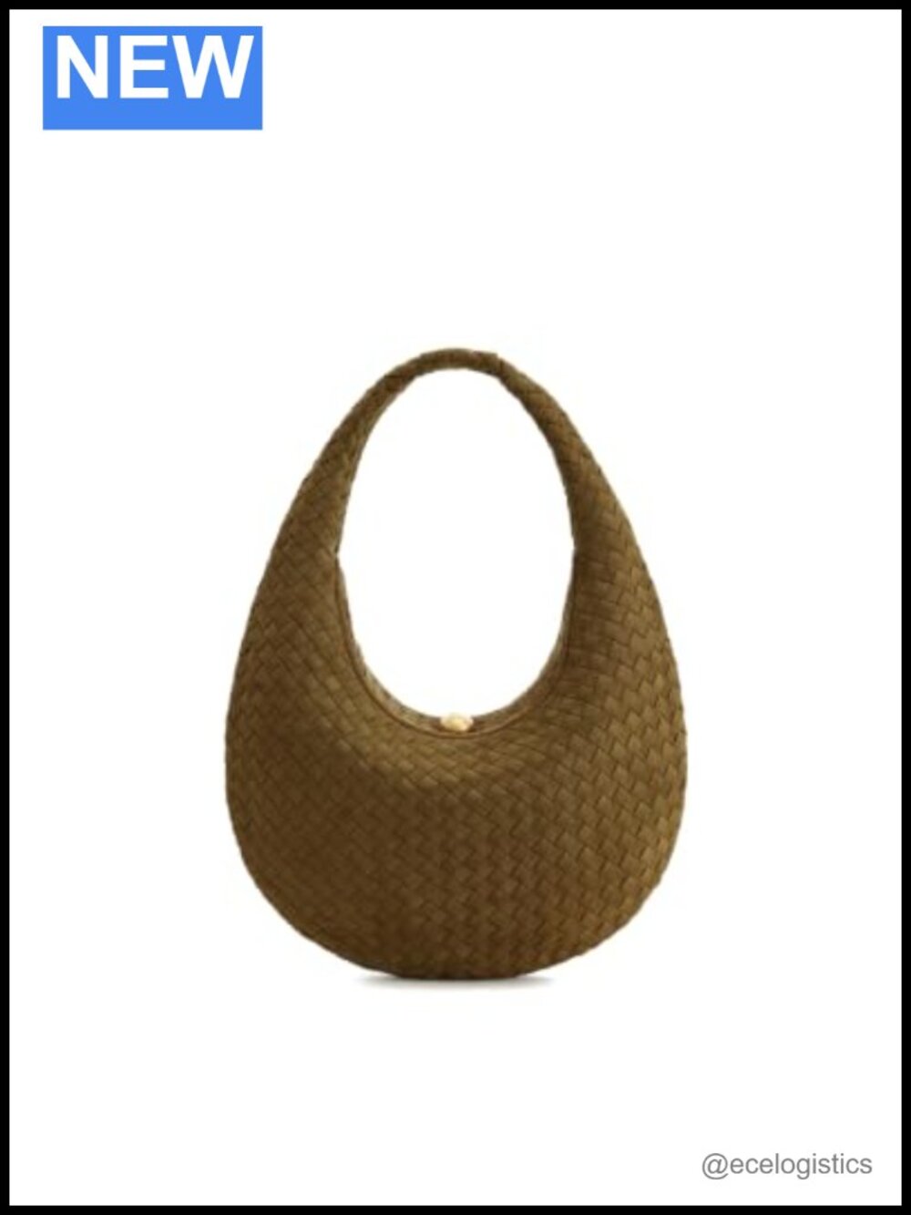 Faux Suede Woven Hobo Shoulder Bag for Women